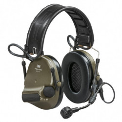 3M/Peltor ComTac VI Electronic Earmuff w/Microphone OD Green