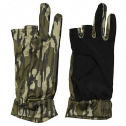 Primos Stretch Fingerless Gloves Mossy Oak Bottomland Camo