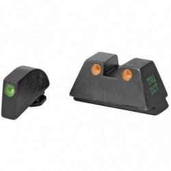 Meprolight Tru-Dot Tritium Suppressor Sight for Glock Green/Orange