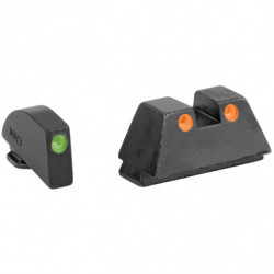 Meprolight Tru-Dot Tritium Suppressor Sight for Glock Green/Orange