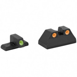 Meprolight Tru-Dot Fixed Tritium Sights H&K USP 9/40/45 Green/Orange