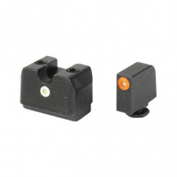 Rival Arms Tritium Night Sight for Glock 17/19 MOS Orange Front