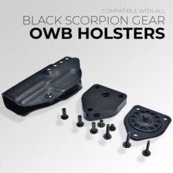 Black Scorpion Quick Release Male Adapter w/Spacer