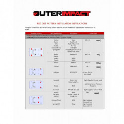 OuterImpact 45 Degree Offset Optic Mount