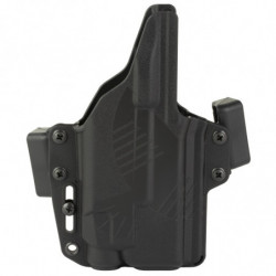 Raven Perun LC OWB Holster for Glock 19 w/TLR-7 Ambi Black