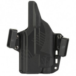 Raven Perun LC OWB Holster for Glock 19 w/TLR-7 Ambi Black