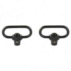 Allen QD Sling Swivel w/Push Button 1.25" Black 2Pk