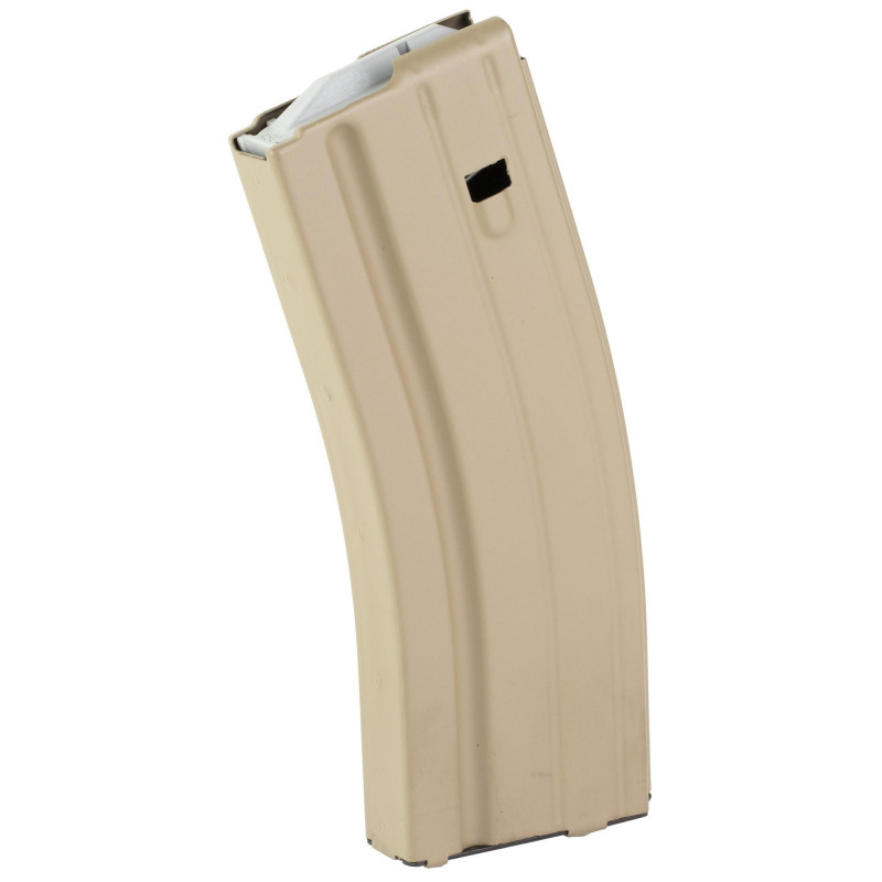 Magazine ASC AR-15 25Rd Stainless Steel 6.8 SPC FDE