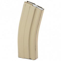 Magazine ASC AR-15 25Rd Stainless Steel 6.8 SPC FDE