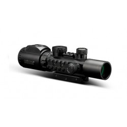 Konuspro AS34 Rifle Scope - 2-6x28mm 34mm SFP Engraved/Illum Mil-Dot Black Matte