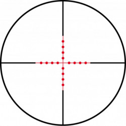 Konuspro AS34 Rifle Scope - 2-6x28mm 34mm SFP Engraved/Illum Mil-Dot Black Matte