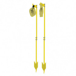 Caldwell AR500 Target Post 70" Length Black/Yellow