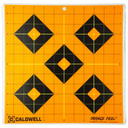 Caldwell Sight-In Target 12" Orange/Black 5Pk 25 Sheets