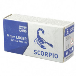 STV Technology Scorpio Ammo 9mm 124 Grain 50/1000