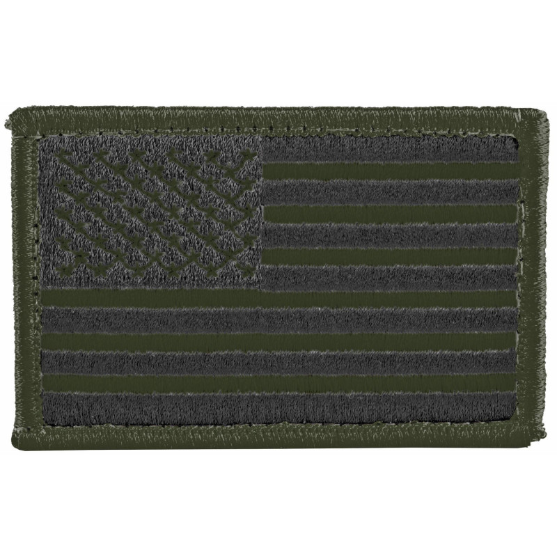 BLACKHAWK Patch American Flag OD Green/Black