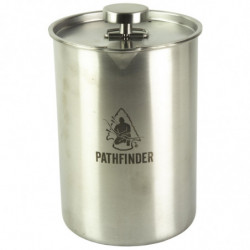 Pathfinder French Press Kit Stainless Steel 48oz