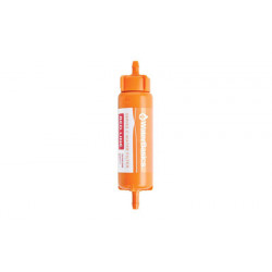 Aquamira Series II WaterBasics Filter Bottle Red Line Orange w/2 Filters