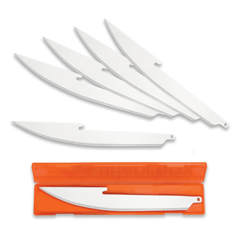 Outdoor Edge Boning/Filet Blades Plain Edge 5.0" Blades 6Pk