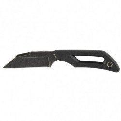 Outdoor Edge Pivot Fixed Blade Knife Plain Wharncliff 2.6" Blade