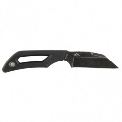 Outdoor Edge Pivot Fixed Blade Knife Plain Wharncliff 2.6" Blade