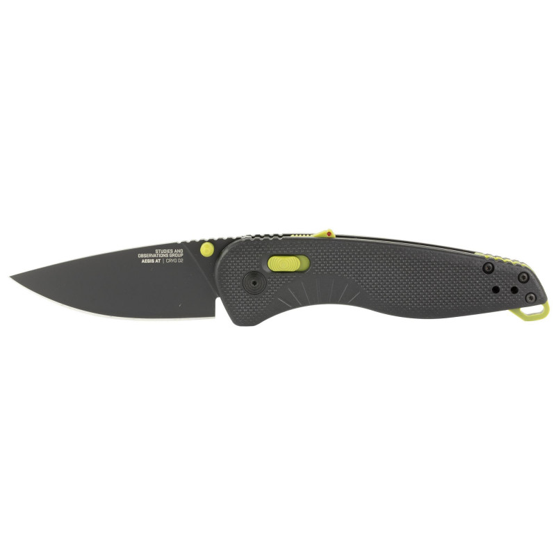 SOG Aegis AT 3.13" Folding Knife Black/Moss