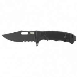 SOG Seal FX 4.3" Fixed Blade Knife Clip Point Partially Glass Reinforced Handle