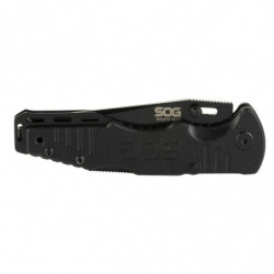 SOG Salute 3.1" Folding Knife Clip Point Straight Edge G10 Handle