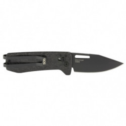 SOG Ultra XR Folding Knife 2.8" Drop Point Straight Edge Black Handle