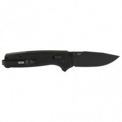 SOG Terminus XR Folding Knife Clip Point Straight Edge Blade 2.95" Black G10 Handle