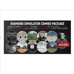 Diamond Smokeless Range ® Simulator Combo Package (with Short Throw Camera)