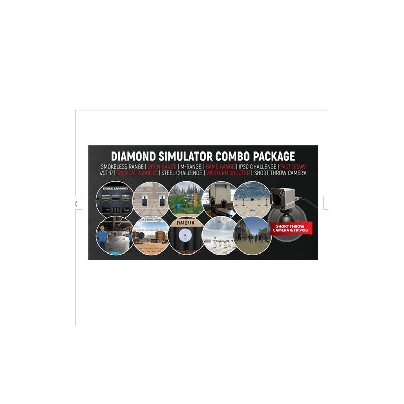 Diamond Smokeless Range ® Simulator Combo Package (with Short Throw Camera)