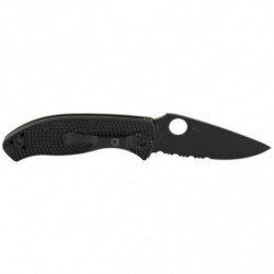 Spyderco Tenacious Folding Knife Blade 3.39" Black