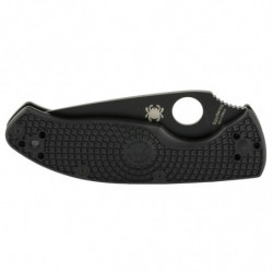 Spyderco Tenacious Folding Knife Blade 3.39" Black