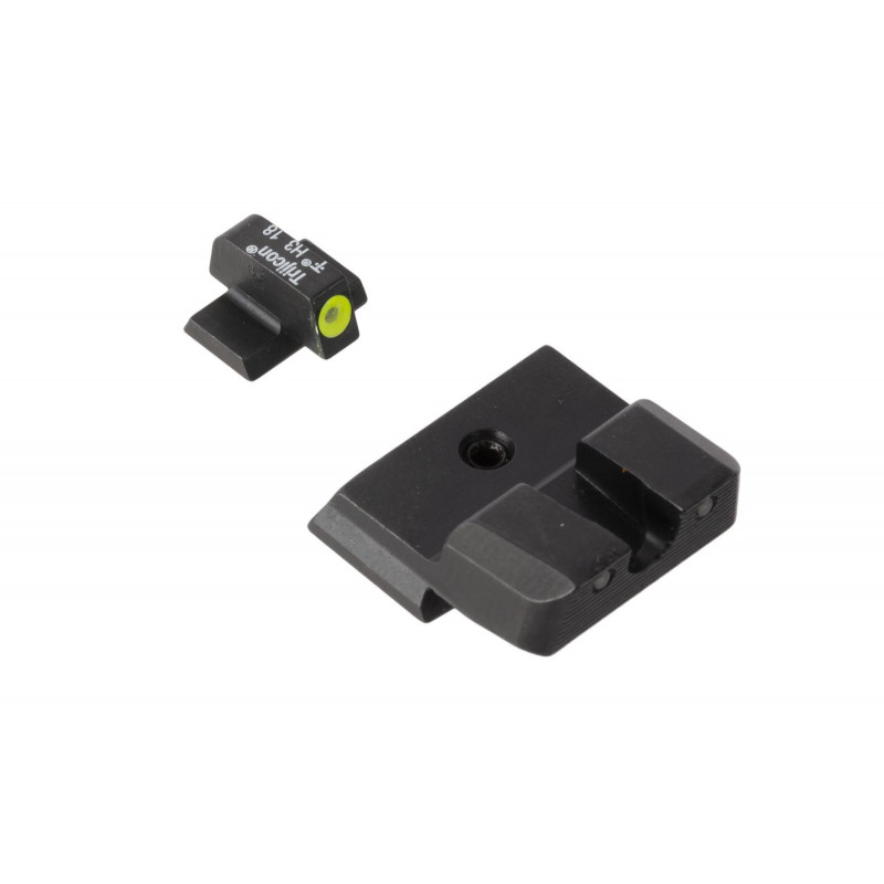 Trijicon HD XR Night Sight Set - Smith and Wesson Shield - Yellow Front & Black Rear