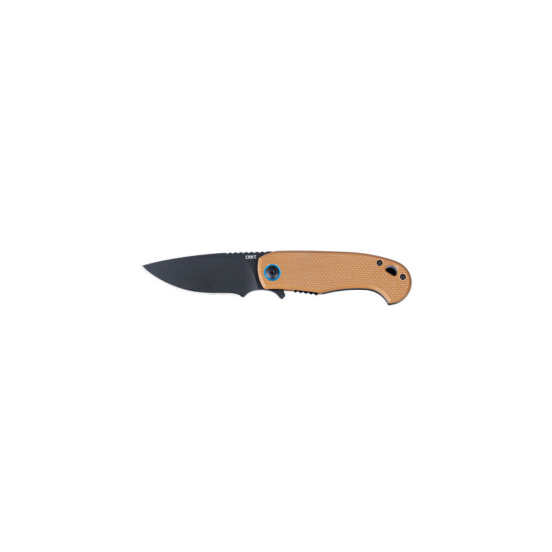 Columbia Particle Separation Device II Folding Knife Black Blade 3.03" Brown G10 Handle