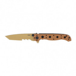 Columbia M16-10DZ Folding Knife Tan Blade 3.13" w/Veff Serrations Desert Tan Handle