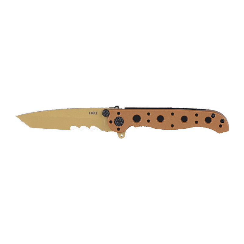 Columbia M16-10DZ Folding Knife Tan Blade 3.13" w/Veff Serrations Desert Tan Handle