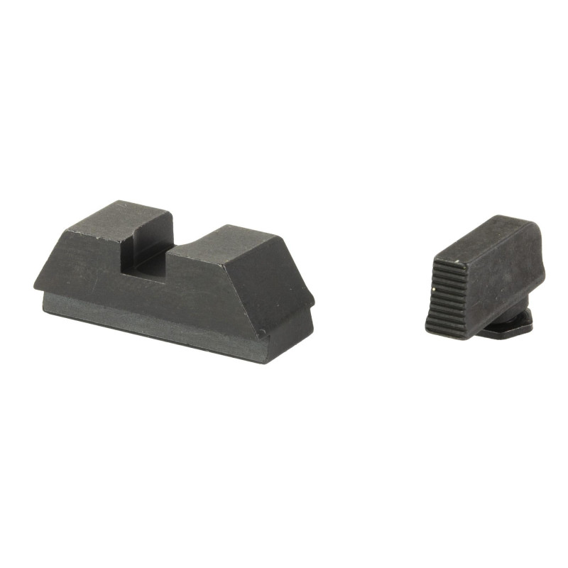 AmeriGlo 1L Black Front and Rear for Glock 43X/48