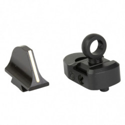 XS Sights Ghost Ring Dovetail Sight White Stripe for Henry .45-70 w/Round Barrel