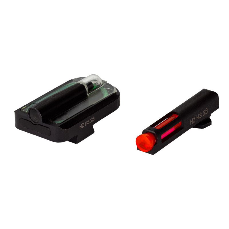 HIVIZ FastDot H3 Glock 9/40SW/357SIG Tritium Night Sights Red Front w/Green Rear