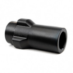 Angstadt Arms 3-Lug Muzzle Adapter 9mm 1/2X28 Nitride