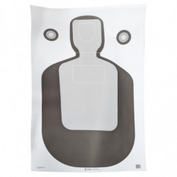 Action Target TQ-19 Photo Target w/Vital Anatomy 100Pk