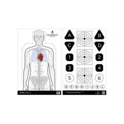 Action Target Fieldcraft Survival Double Sided Training Target 100Pk