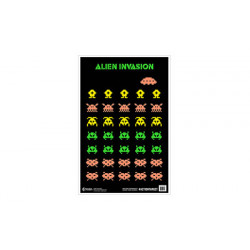 Action Target Alien Invasion Multi Color 100Pk