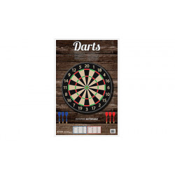 Action Target Darts Target Multi Color 100Pk