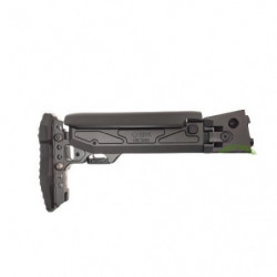 CRC 5002/9034 Arsenal Rifles Folding Telescopic Buttstock w/Cheek Riser by KPYK