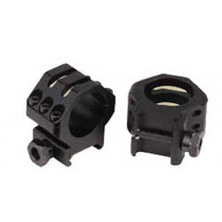 Weaver Tactical Rings 6-Hole Black Matte