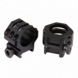 Weaver Tactical Rings 6-Hole Black Matte