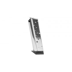 Magazine Kimber 1911 9mm 9Rd Extension Base Pad Silver