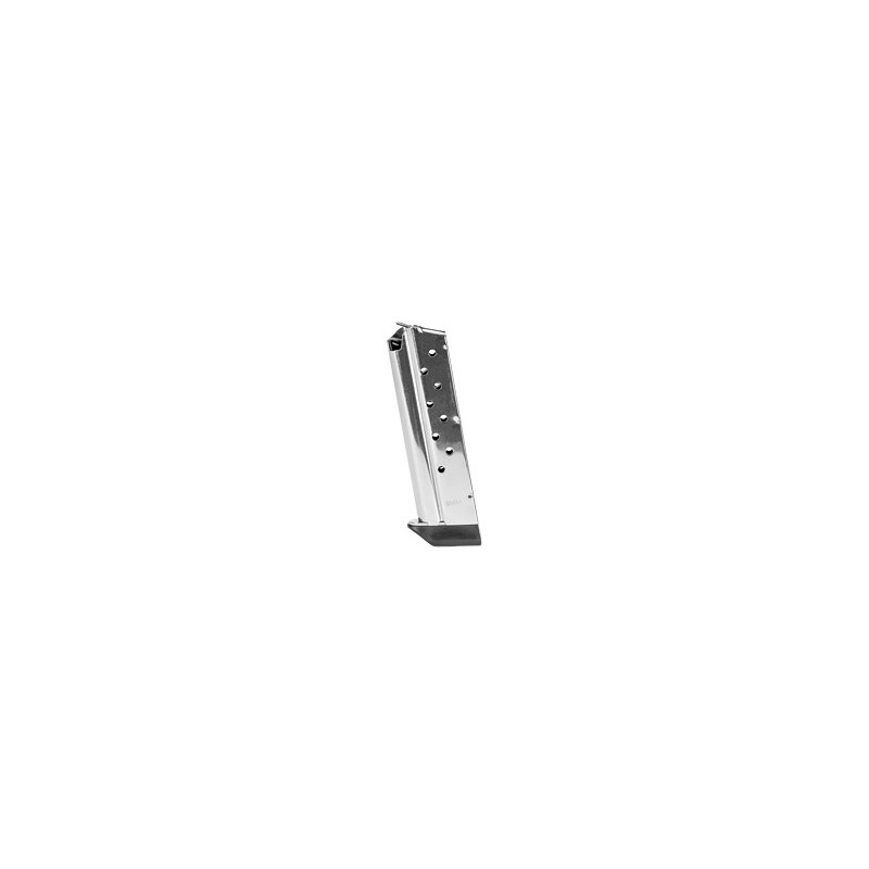 Magazine Kimber 1911 9mm 9Rd Extension Base Pad Silver